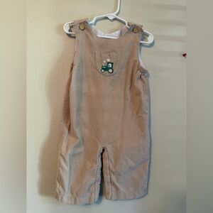 Little English Tan Longalls with Tractor Patch